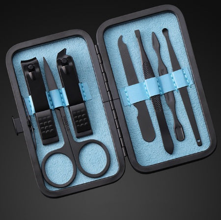 Kit de manucure 7 pièces avec coupe-ongles