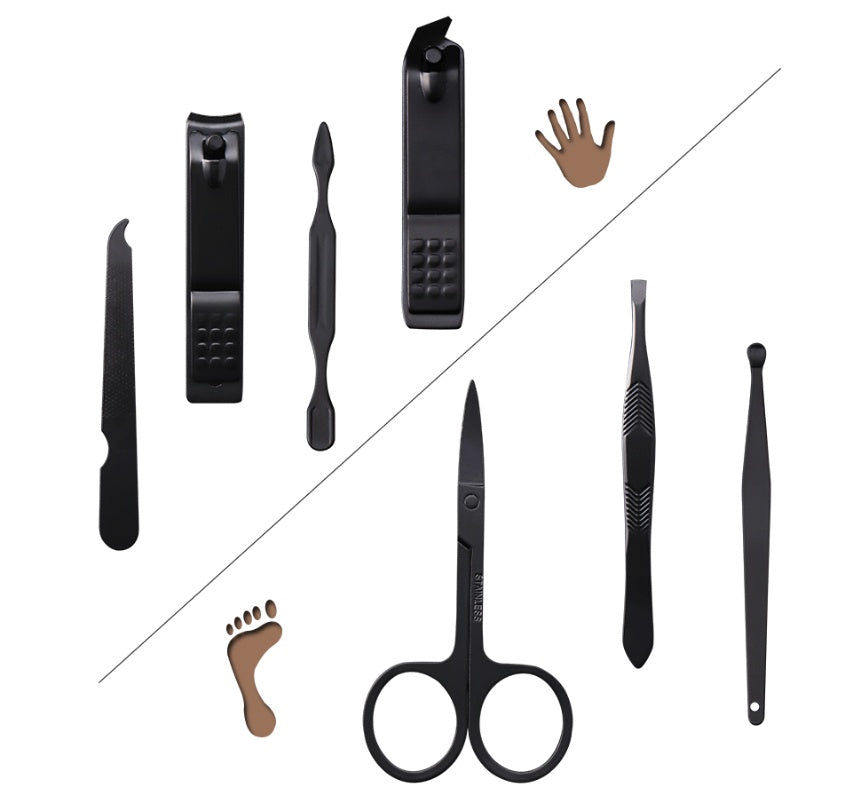 Kit de manucure 7 pièces avec coupe-ongles
