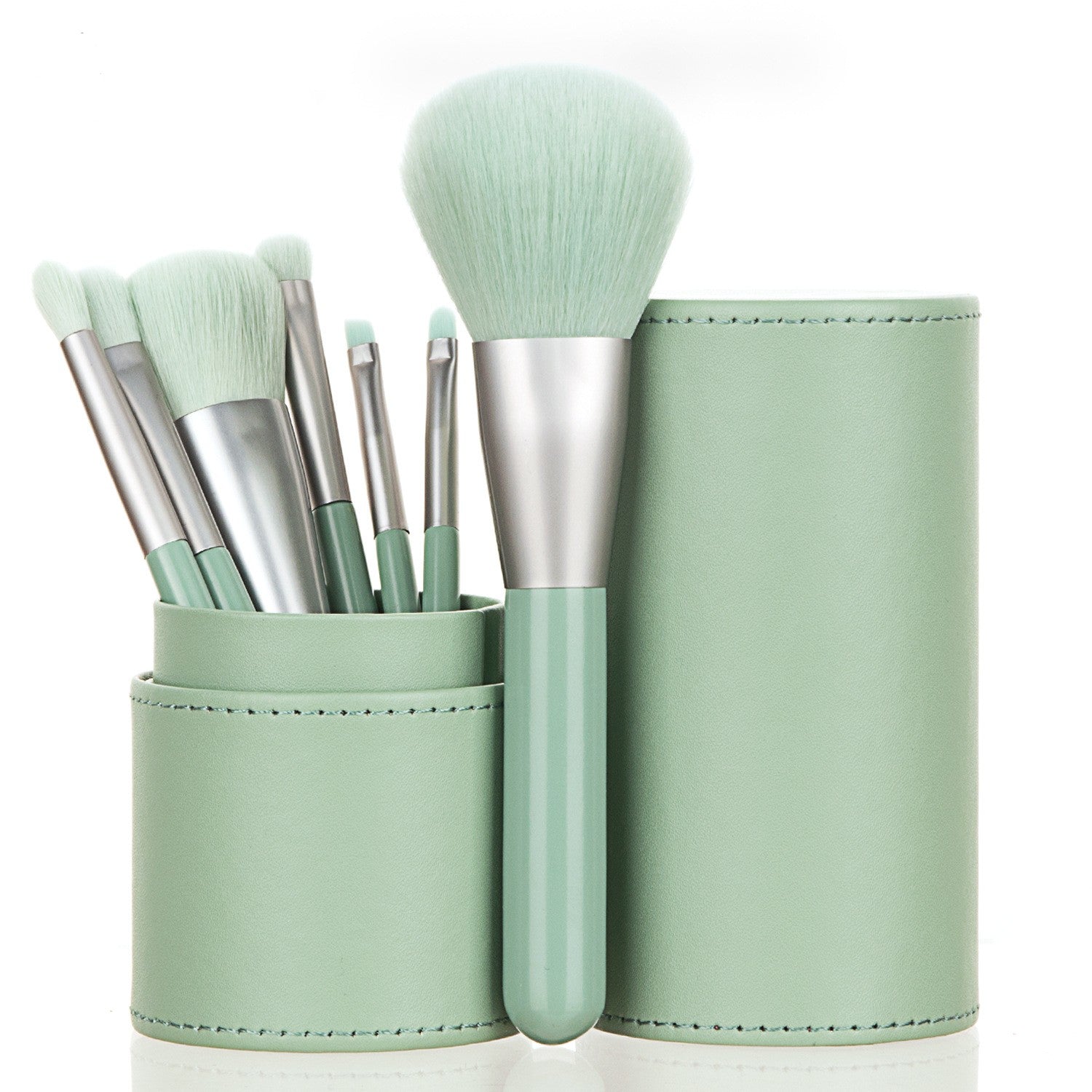 Mini ensemble portable de 7 pinceaux de maquillage