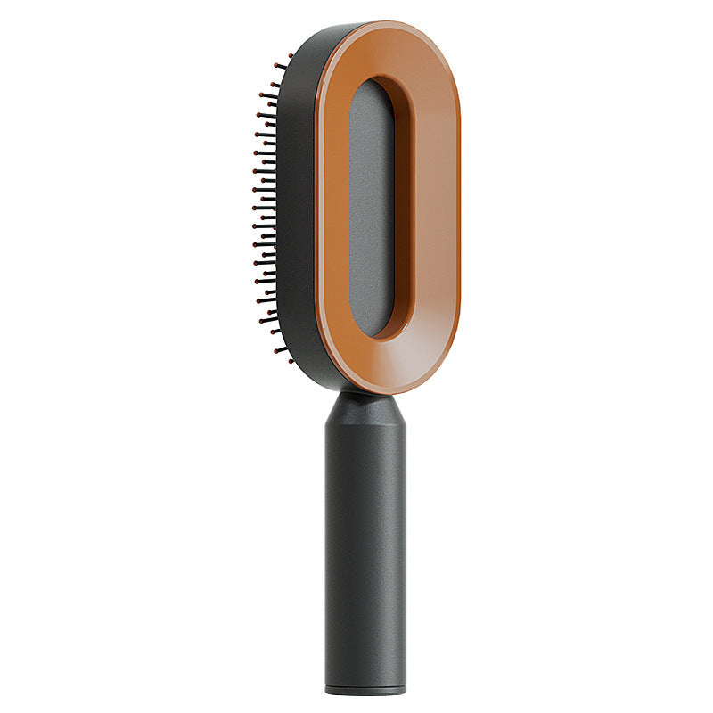 Brosse à cheveux autonettoyante avec massage du cuir chevelu