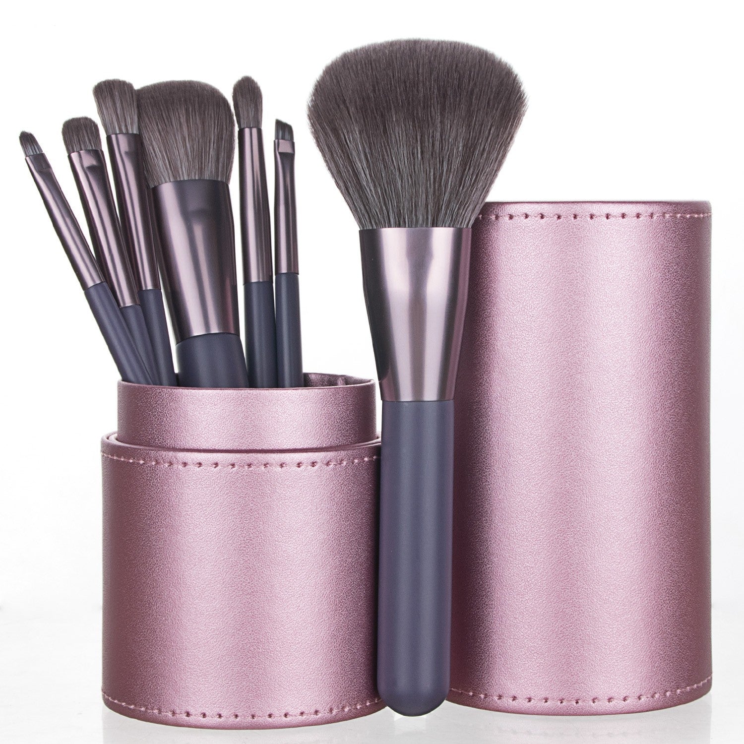 Mini ensemble portable de 7 pinceaux de maquillage